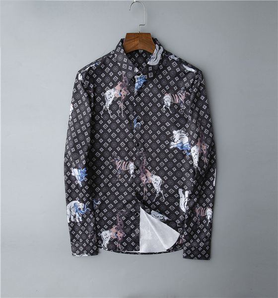 

20ss мужская деловая повседневная рубашка мужская полоса с длинным рукавом slim fit здоровая социальная мужская новая мода клетчатая рубашка, White;black