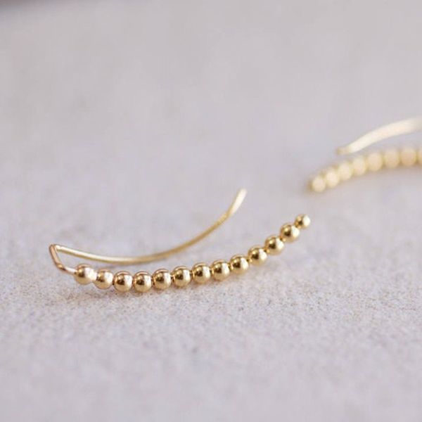 

gold filled piercing ear cuff clip earrings handmad gold wrap oorbellen minimalist friend gift brincos earrings for women cx200628, Golden