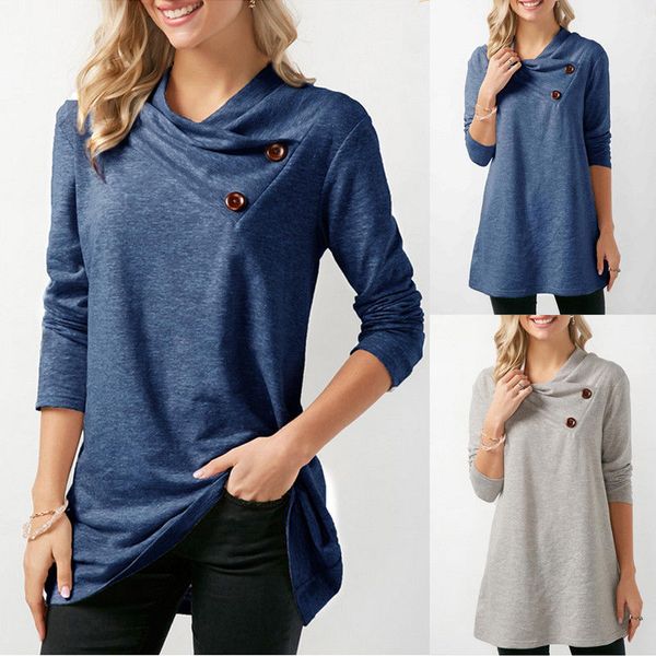 

two color s-xl irregular button collar t shirt women casual elastic basic female casual short sleeve t-shirt, White