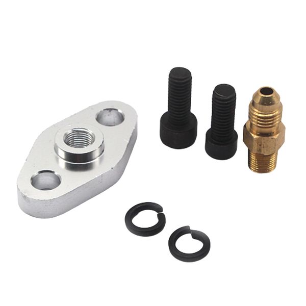 

38mm 4an turbo oil feed inlet fitting flange for t3 t4 t35 t04 turbocharger