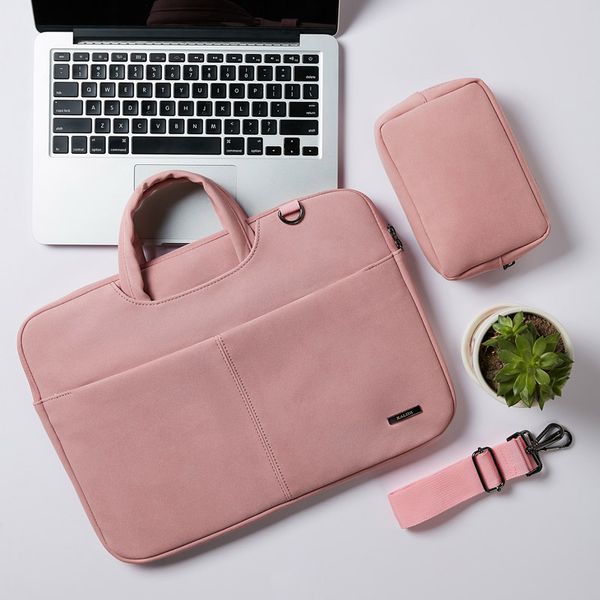

kalidi waterproof solid laphandbags for men women business messaenger bags for 13.3 14 15.6inch macbook dell asus hp acer