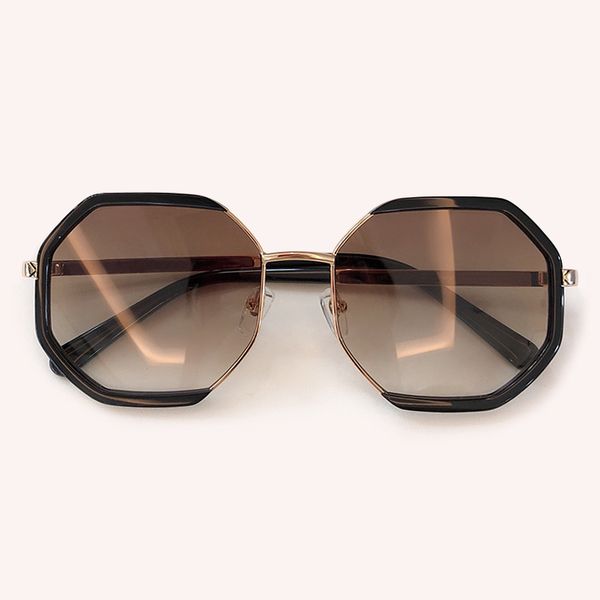

2020 vintage polygonal sunglasses women sun glasses fashion square eyeglasses uv400 female gafas de sol 3311, White;black