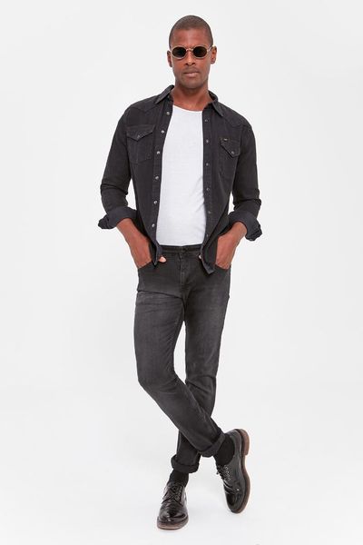 

trendyol black men slim fit jeans tmnaw20je0211, Blue