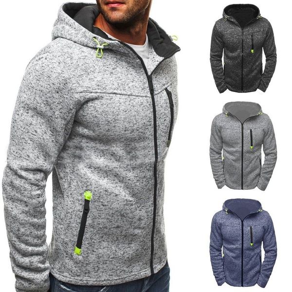 

new motorcycle men's jacket winter slim hoodie warm hooded sweatshirt coat jacket outwear sweater warm hipping