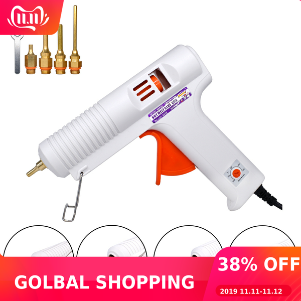 

150w 100w eu plug melt glue gun professional high temperature adjustable graft repair tool electric heat gun diy thermo tool