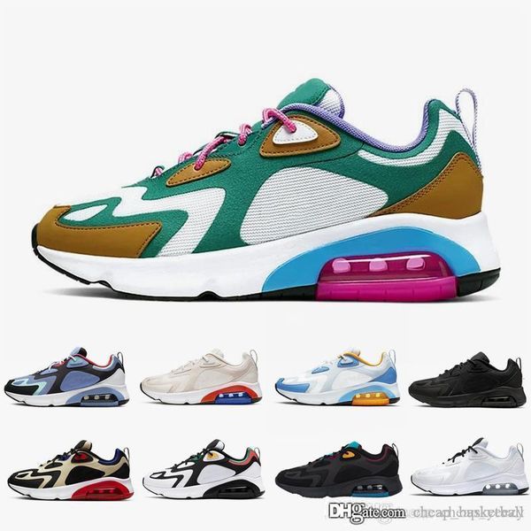 

2019 men running shoes maxes 200 bordeaux desert sand mystic green triple black royal mens trainers athletic outdoor sports sneakers