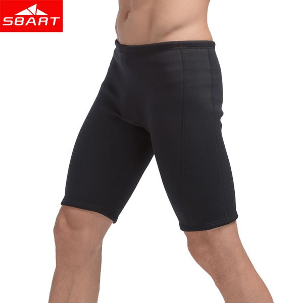 

sbart men's 3mm neoprene wetsuits pant swimming surfing diving swimsuits short rashguard pants sunscreen bathing suits trunks