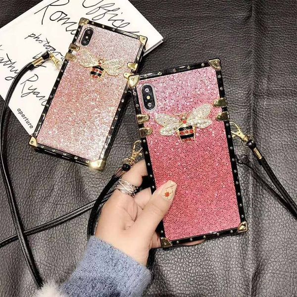 

wholesale luxury designer phone cases bee for iphone x xs max xr 6 s 7 8 plus back cover classic phone case