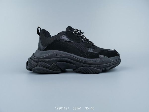 

triple-s designer paris 17fw triple s sneakers for men women black red white green casual dad shoes tennis increasing sneakers 35-45 lll