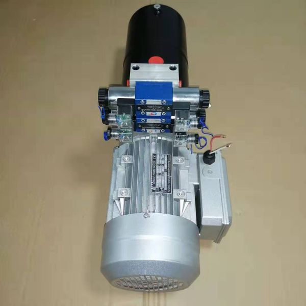 

220v 60hz hidraulico cilindro motor for hydraulic pump power packing unit for two double acting cylinder hipping