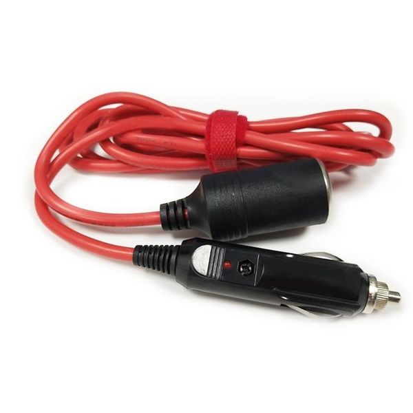 

vehicle cigarette car extension cable high-power car cigarette lighter extension cord 12v24v universal 15a fuse 180w 1.8 m/6 ft