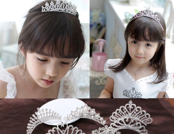 2020 Trendy 10 Styles Cheapest Shining Rhinestone Crown Girls