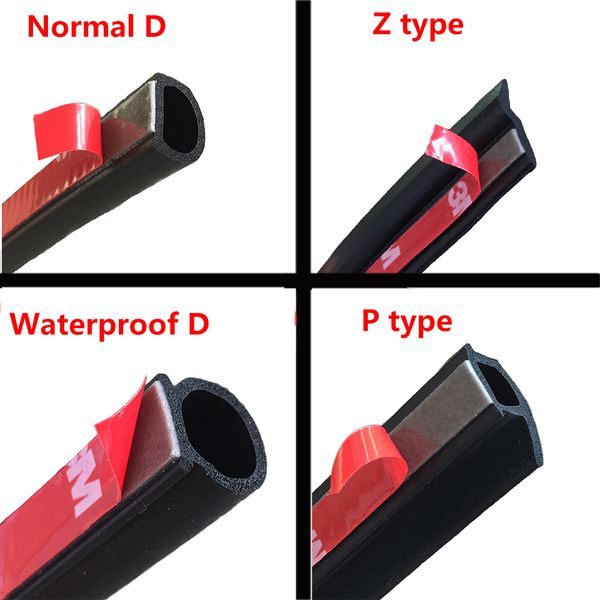 

waterproof trim car door seal strip big d z p type sound insulation soundproof weatherstrip epdm auto rubber seal strips