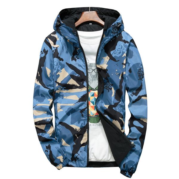 

spring autumn camouflage casual jacket men hip hop male windbreaker thin hooded coat bomber baseball jacket raincoat 6xl 7xl, Black;brown