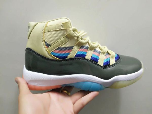 

2019 11s high white burgundy 3d colorful men outdoor shoes concord gym red bred shoe