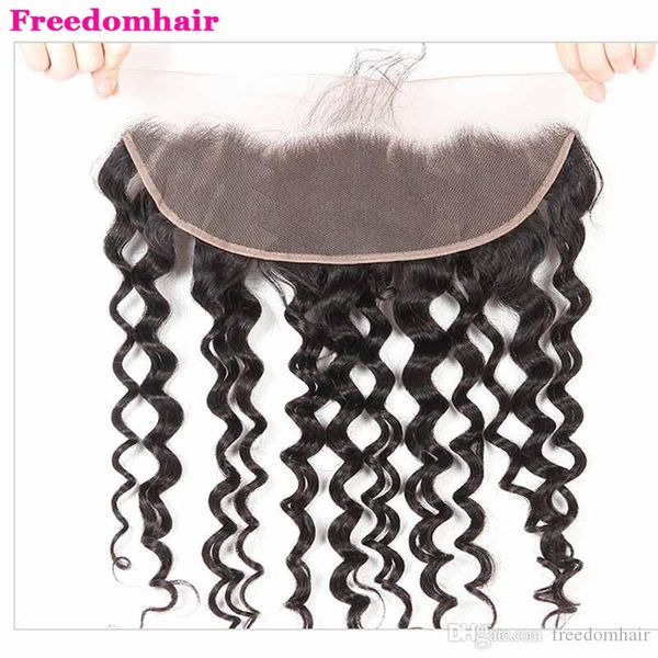 

9 перуанское кружево фронтальной закрытие волна воды 13x4 lace фронтальной продажи дешевого бразильские сыпучее глубокая волна кружево фронт, Black