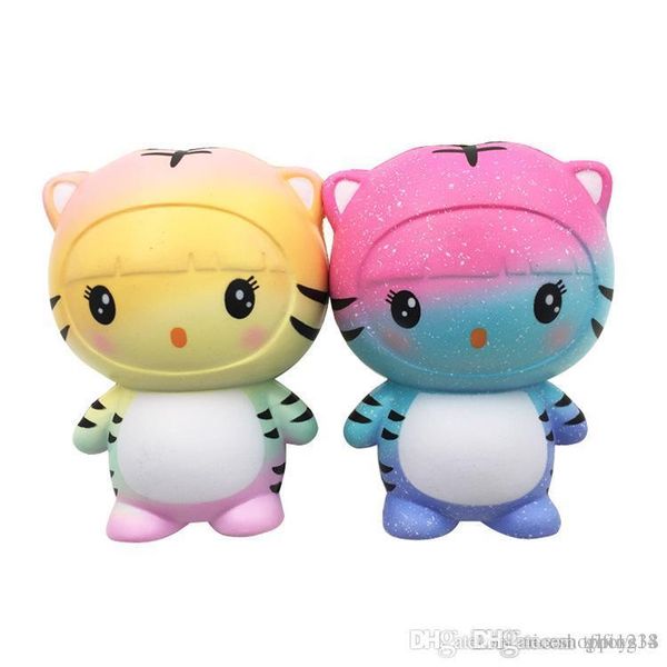 

bravo h h colorful 12cm tiger squishy toy kawaii animal sh rising jumbo squeeze phone charms stress reliever kids gift t436