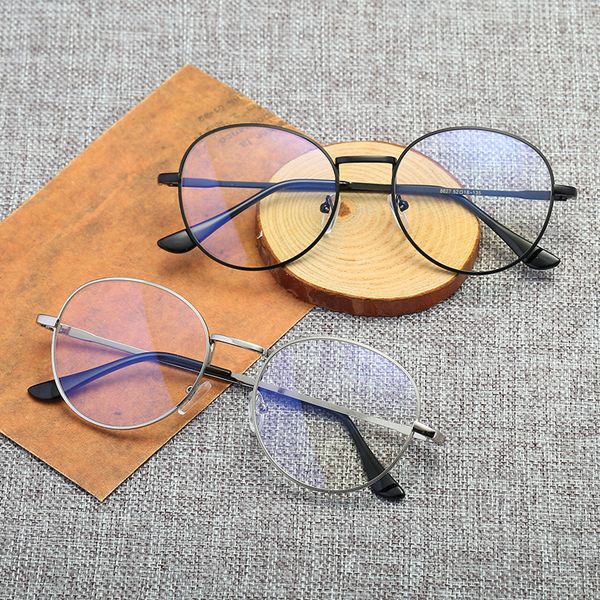 

lpailon женщины очки кадр мужчины анти синий свет очки кадр урожай круглый прозрачные линзы очки оптические spectacle, White;black