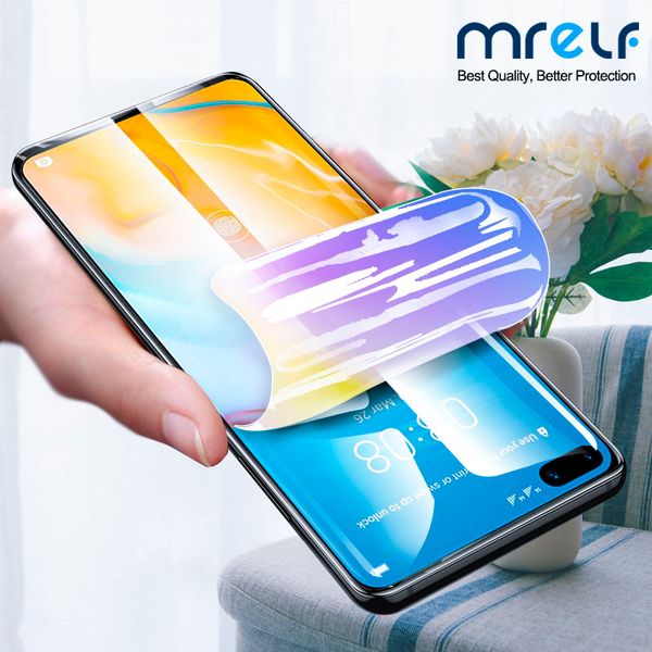 

hydrogel film for huawei p30 lite p40 pro plus screen protector protective p30 p40 for huawei mate 30 pro 20 lite (not glass )