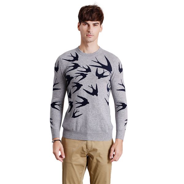 

zhili men's slim fit sleeve long pullover cashmere sweater, White;black