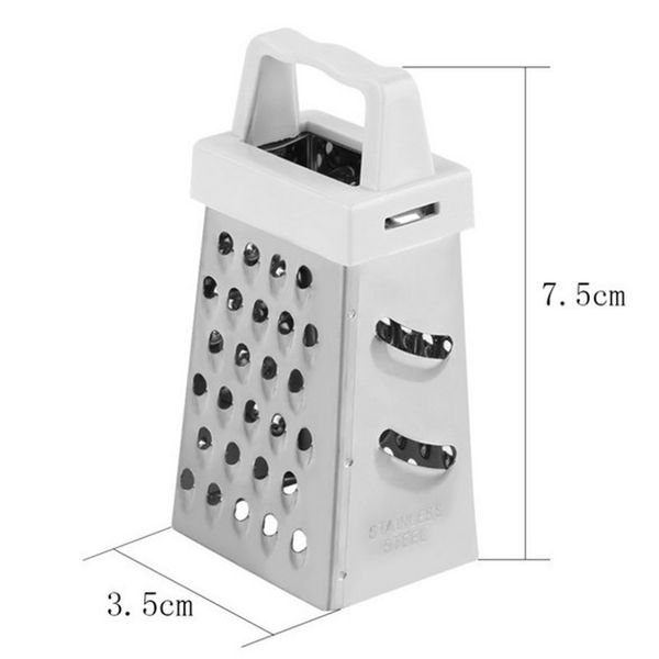 

4-side fruits box grater stainless steel cooking tools peeler household cheese slicing vegetables cutter carrot cucumber slicer