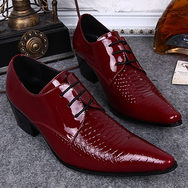 

british designer formal dress carved oxfords pointed toe wedding party men's italian shoes, Black
