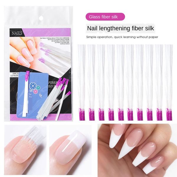 

nail art kits cross-border special explosion extension fiber paper cups-glass rapid