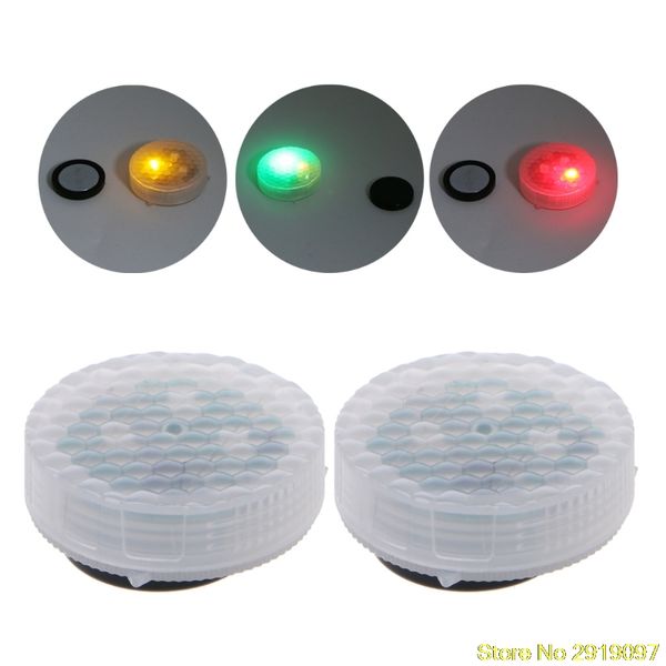 

waterproof wireless car suv trucks door led safety warning light with 3 led chips strobe flicker anti collision drop shipping