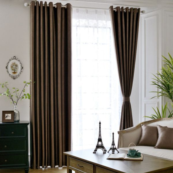 

Новый современный европейский сплошной цвет затемнение занавес на заказ