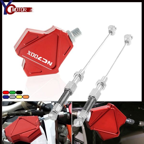 

for nc 700 x nc700x nc 700x 2012-2013 motorcycle accessories cnc aluminum motor stunt clutch lever easy pull cable system