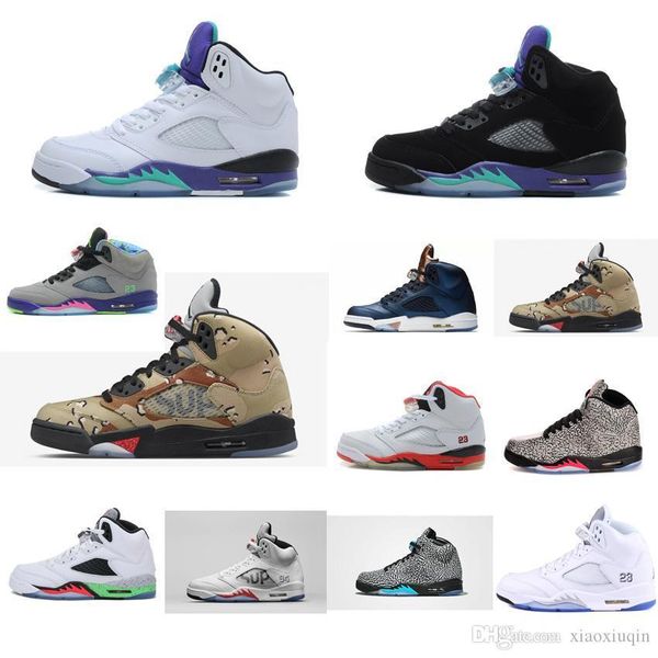 

Jumpman 5s ретро баскетбольная обувь мужская для продажи белый черный фиолетовый виноград Бел Sup камуфляж Красный дешевые aj5 air flights кроссовки теннис J5 с коробкой
