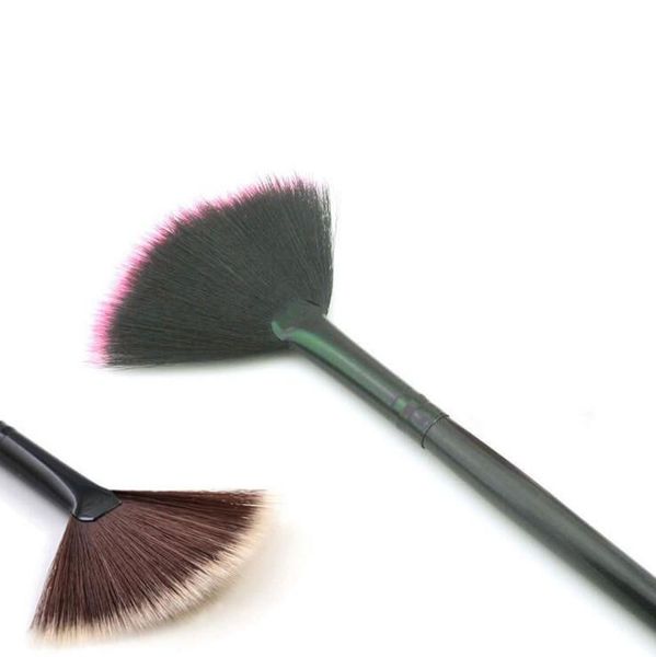 

slim fan shape makeup brushes powder concealer women lady highlighter professional makeup brushes cosmetic makeup tool