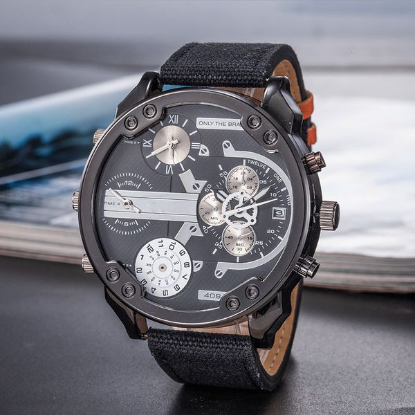 

mens luxury watch red big dial wrapped mens designer watches quartz movement fashion sport wristwatches clock, Slivery;brown