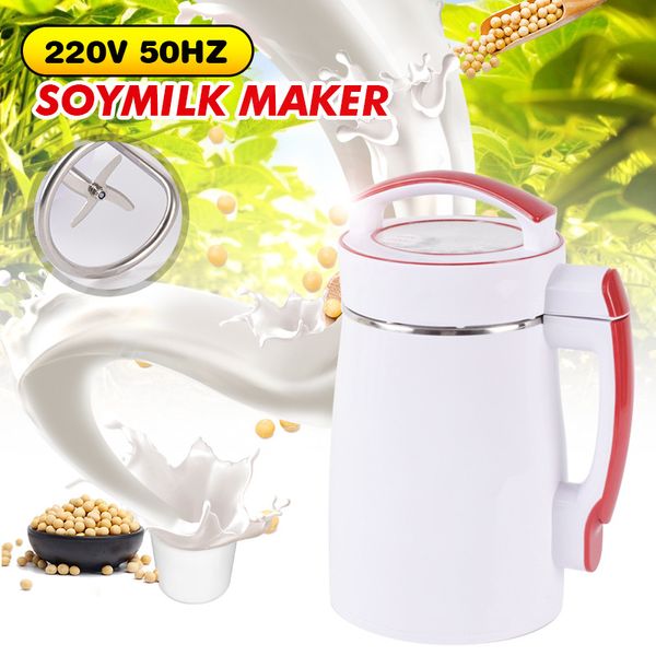 

800w 220v 2l multifunction soymilk machine juice stir rice paste maker stainless steel fruit juice soy milk cereal soup maker