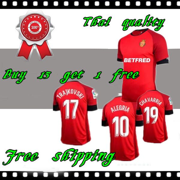 

2019 2020 rcd mallorca soccer jersey 19 20 camisetas de fÃºtbol home febas chavarria junior valjent budimir alegria football shirts, Black;yellow