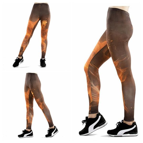 

женщины йога брюки брюки колготки брюки женские высокая талия танец активные леггинсы полоса коричневый крашение печати тощий silm движения, Black;white