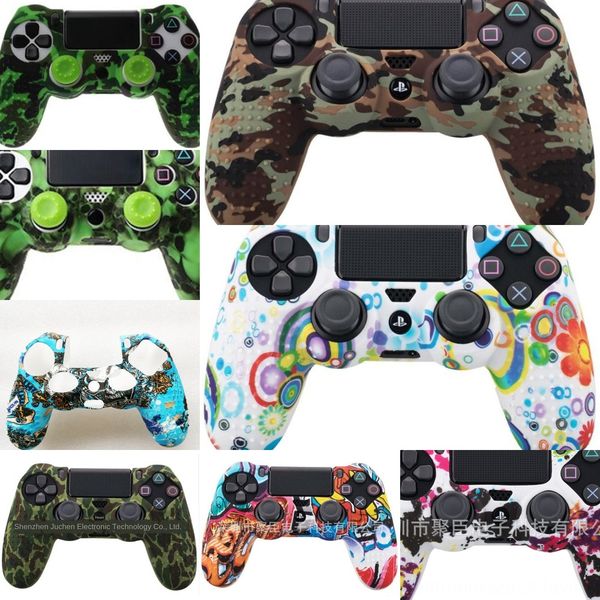 

sfagq jcdcolorful anti-slip silicone rubber skin cover for for ps4 dualshock 4 pro slim controller silicone case case ps4 pro