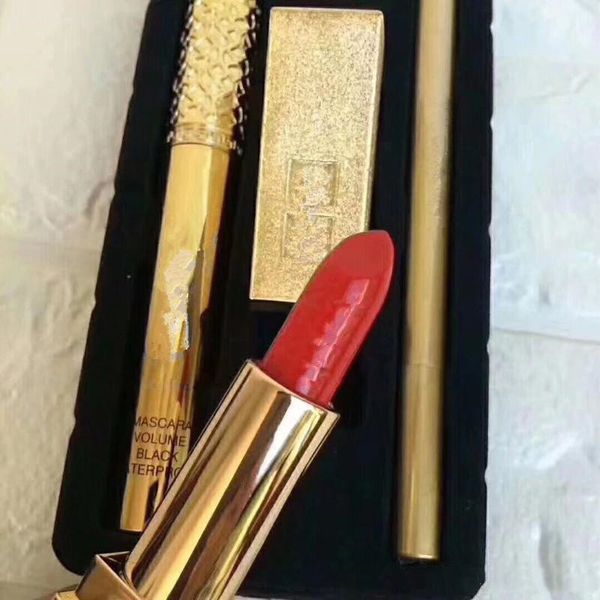 

2020 new brand makeup lipstick mascara black mascara 3 in 1 makeup sets eyeliner cosmetics kit ing