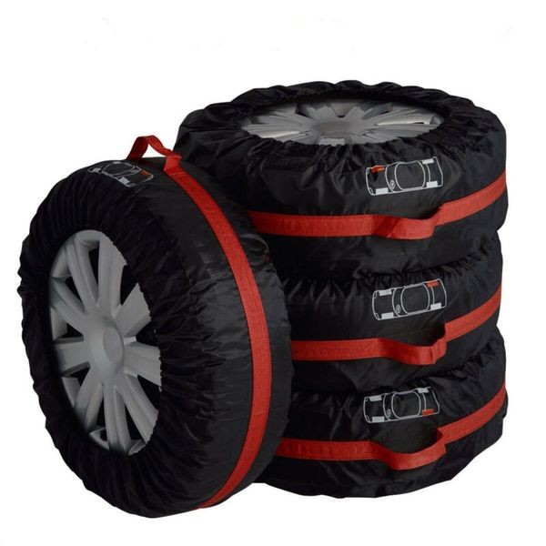 

4шт автомобильная запасная шина колесная крышка чехлы зима лето автомобильные шины сумки для хранения автомобильные шины аксессуары протекто