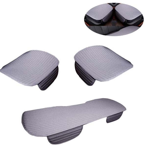 

three pieces car breathable seat cover pad cushion auto seat mat kit
