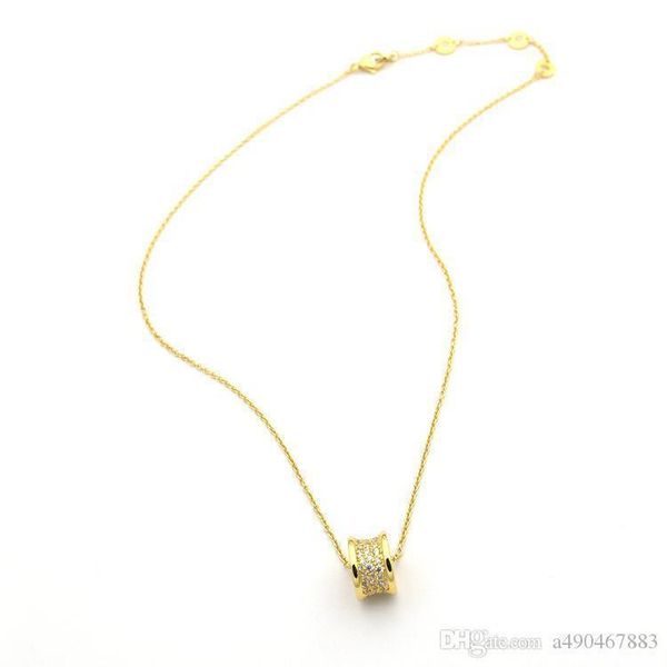 

fashion brand stainless steel necklace 18k rose silver gypsophila necklace suitable for couples gift come with dust bag and box