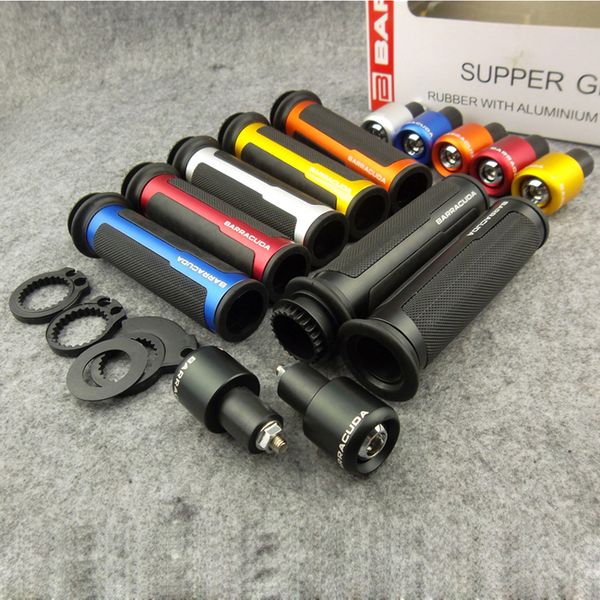 

the motorcycle handle grips cnc 22mm for fz6 r1 r3 r6 r15 r25 yzf r1 mt07 mt-09 tmax 500 530 xj6 ybr ing