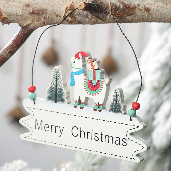

new merry christmas ornament christmas door pendant new year home decoration xmas tree hanging ornament