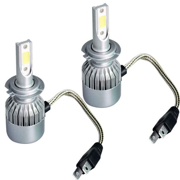 

2pcs h7 led car headlight headlamp fog light conversion light bulb 72w white