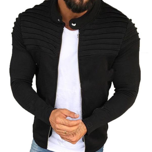 

men's jackets men embroidered air jacket zipper army flight bomber coat outwear solid casual slim fotrnite fashion for, Black;brown
