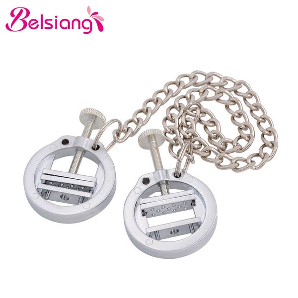 

chain y190716 torture belsiang clips for women clamps nipple stimulate bondage adjustable clamps nipple breast toys for couples bds gptj