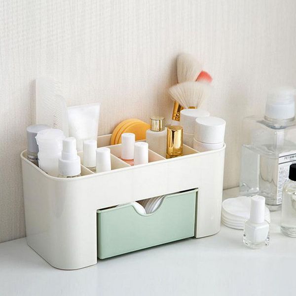 

plastic makeup organizers box jewelry cosmetic storage box with drawer acrylic lipstick holder sundries case container