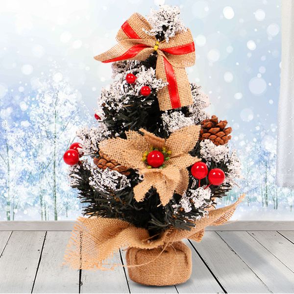 

35cm mini christmas tree flower table decor festival party ornament xmas gift decoracion de fiestas y eventos adornos de navidad