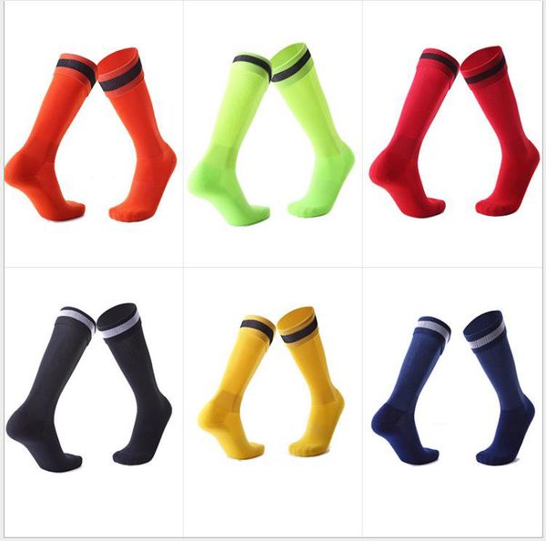 

solid color mesh imitation nylon + polyester football socks sweat-absorbent wear football socks new, Black