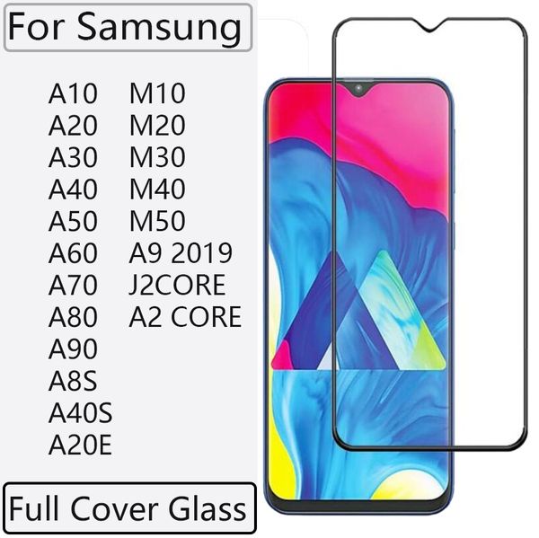 

Полное покрытие из закаленного стекла телефона протектор экрана для Samsung Galaxy A90 A80